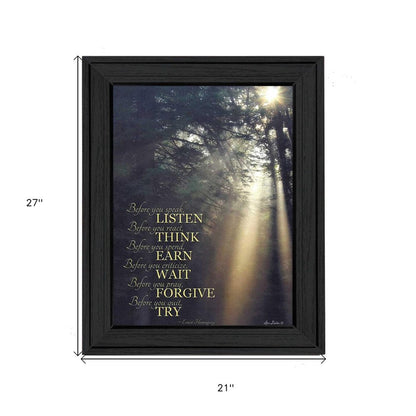 Before You 2 Black Framed Print Wall Art HomeRoots