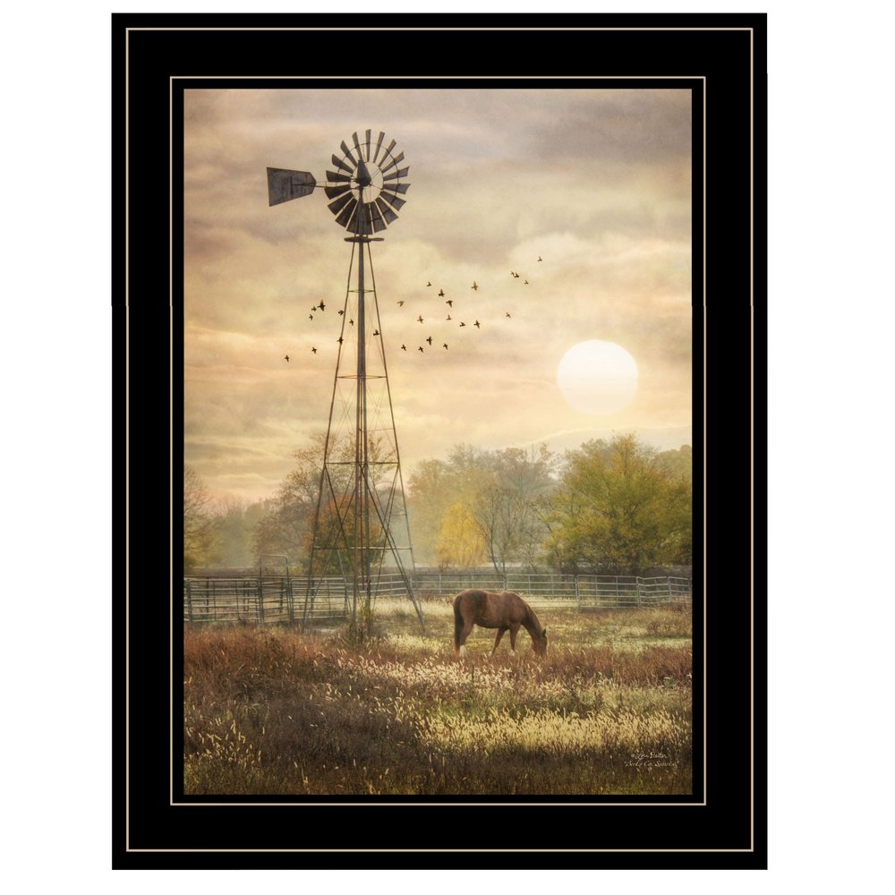 Berks Co Sunrise Black Framed Print Wall Art HomeRoots