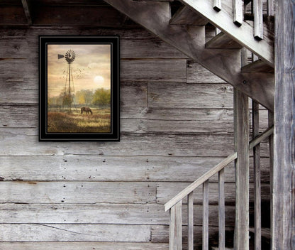 Berks Co Sunrise Black Framed Print Wall Art HomeRoots