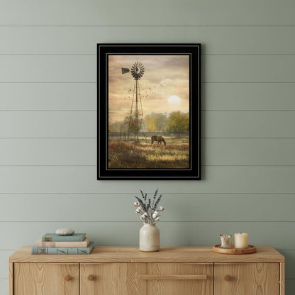 Berks Co Sunrise Black Framed Print Wall Art HomeRoots