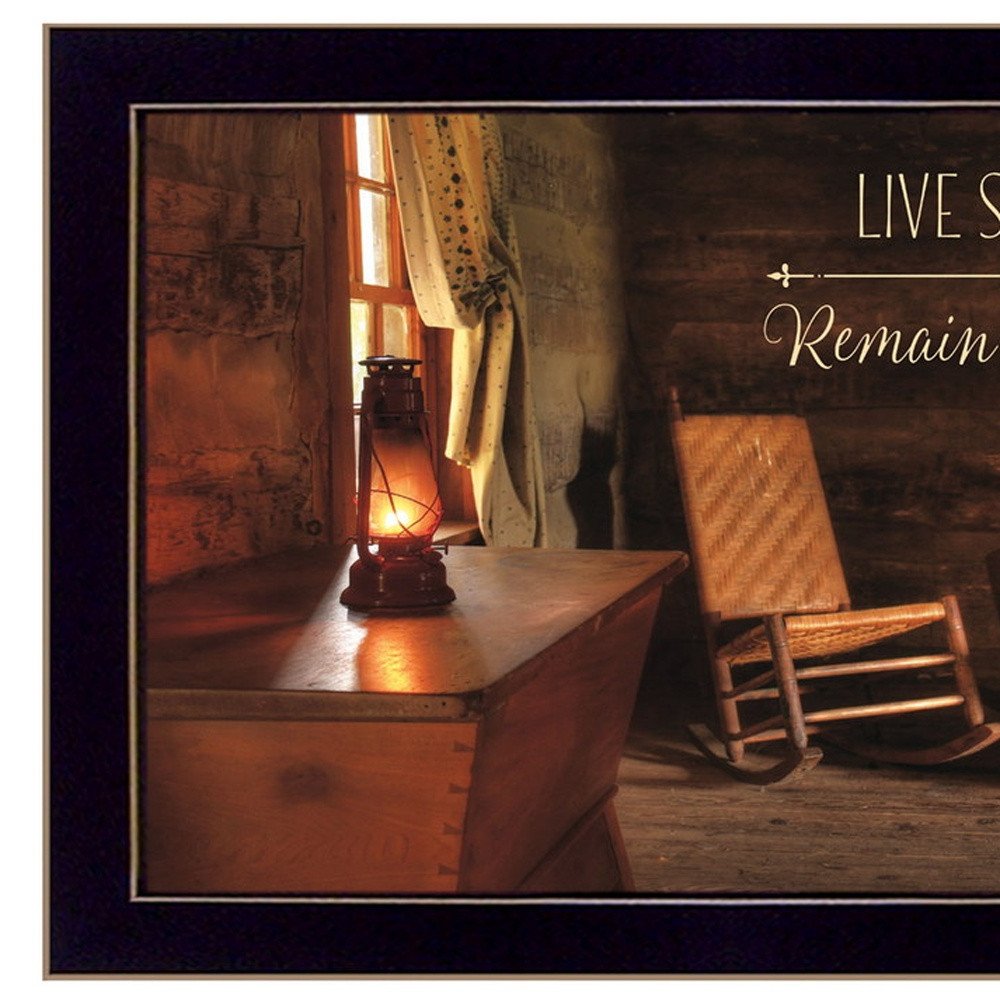 Live Simply 3 Black Framed Print Wall Art — view 13