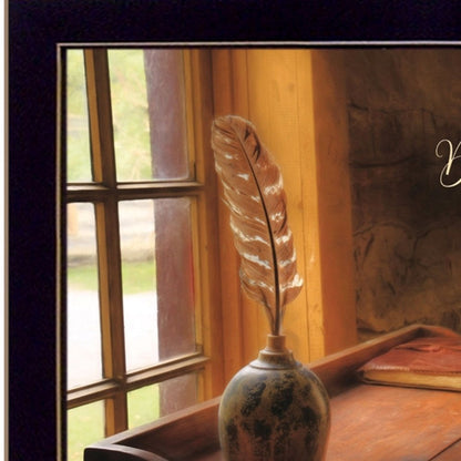 Dear Diary Black Framed Print Wall Art HomeRoots