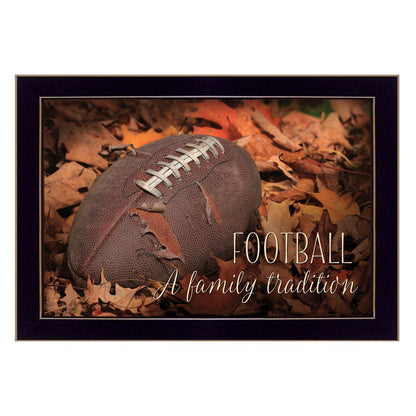 Football A Family Tradition Black Framed Print Wall Art HomeRoots