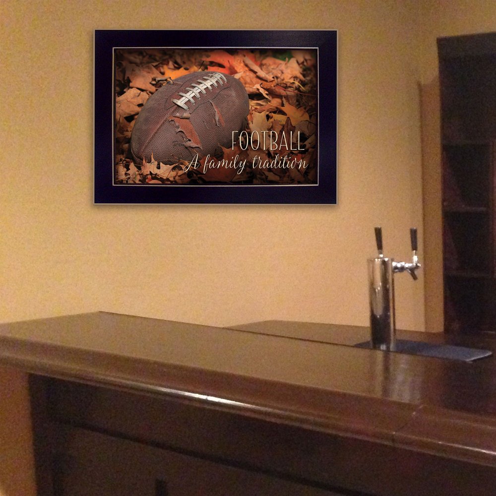 Football A Family Tradition Black Framed Print Wall Art HomeRoots