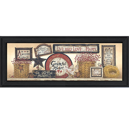 Sign Collector Black Framed Print Wall Art HomeRoots