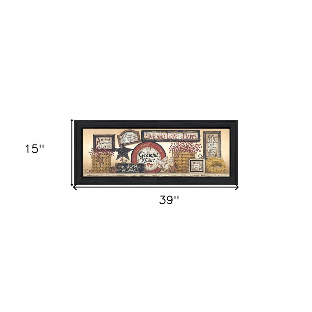 Sign Collector Black Framed Print Wall Art HomeRoots
