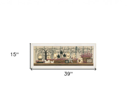 Willow Tree Shelf Collection 1 White Framed Print Wall Art HomeRoots