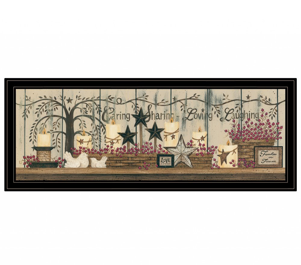 Willow Tree Shelf Collection 2 Black Framed Print Wall Art HomeRoots
