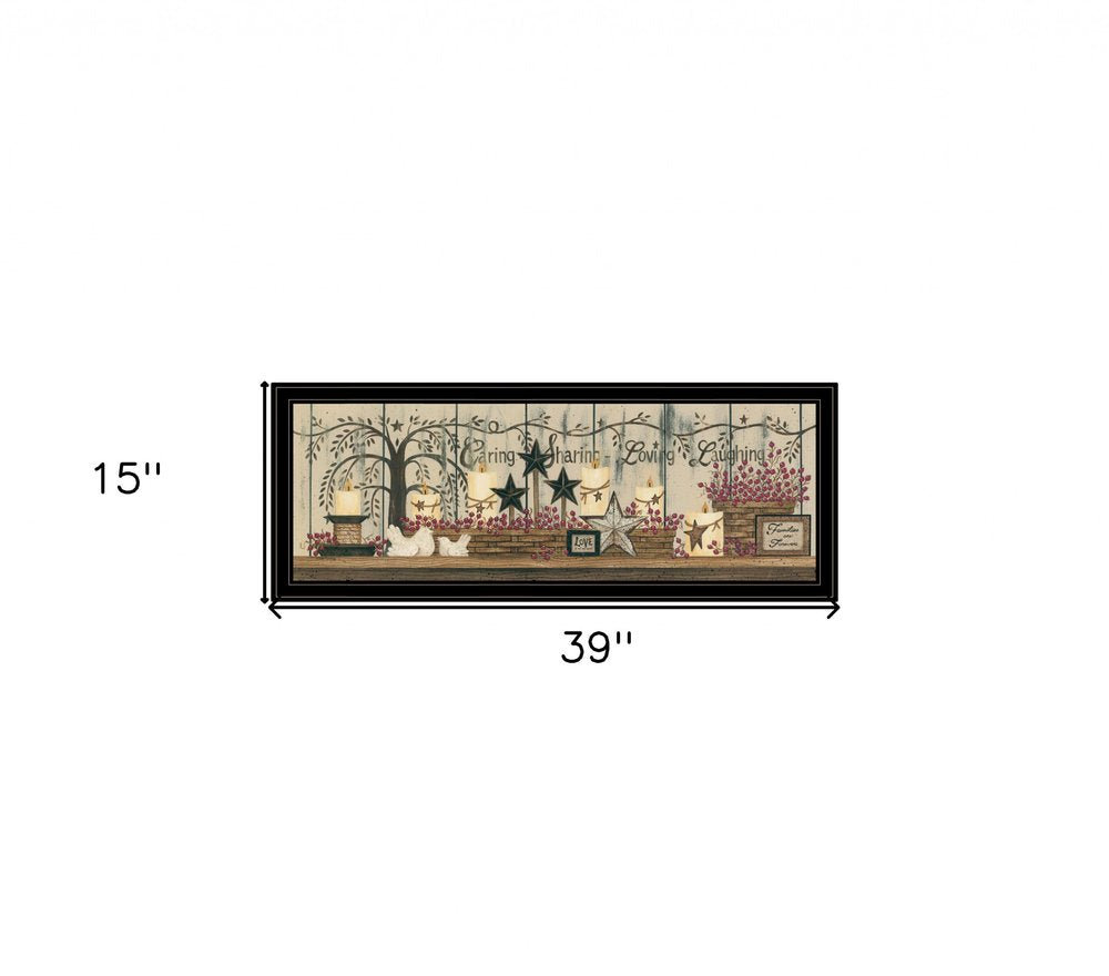 Willow Tree Shelf Collection 2 Black Framed Print Wall Art HomeRoots
