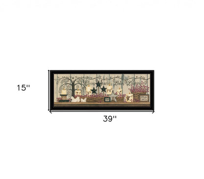 Willow Tree Shelf Collection 2 Black Framed Print Wall Art HomeRoots