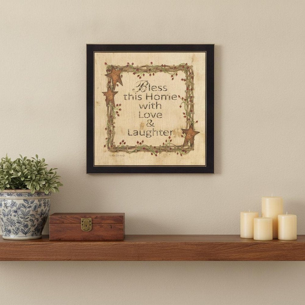 Bless this Home 2 Black Framed Print Wall Art HomeRoots