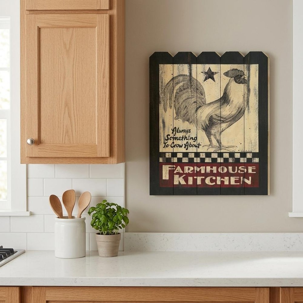 Farmhouse Kitchen Unframed Print Kitchen Wall Art HomeRoots