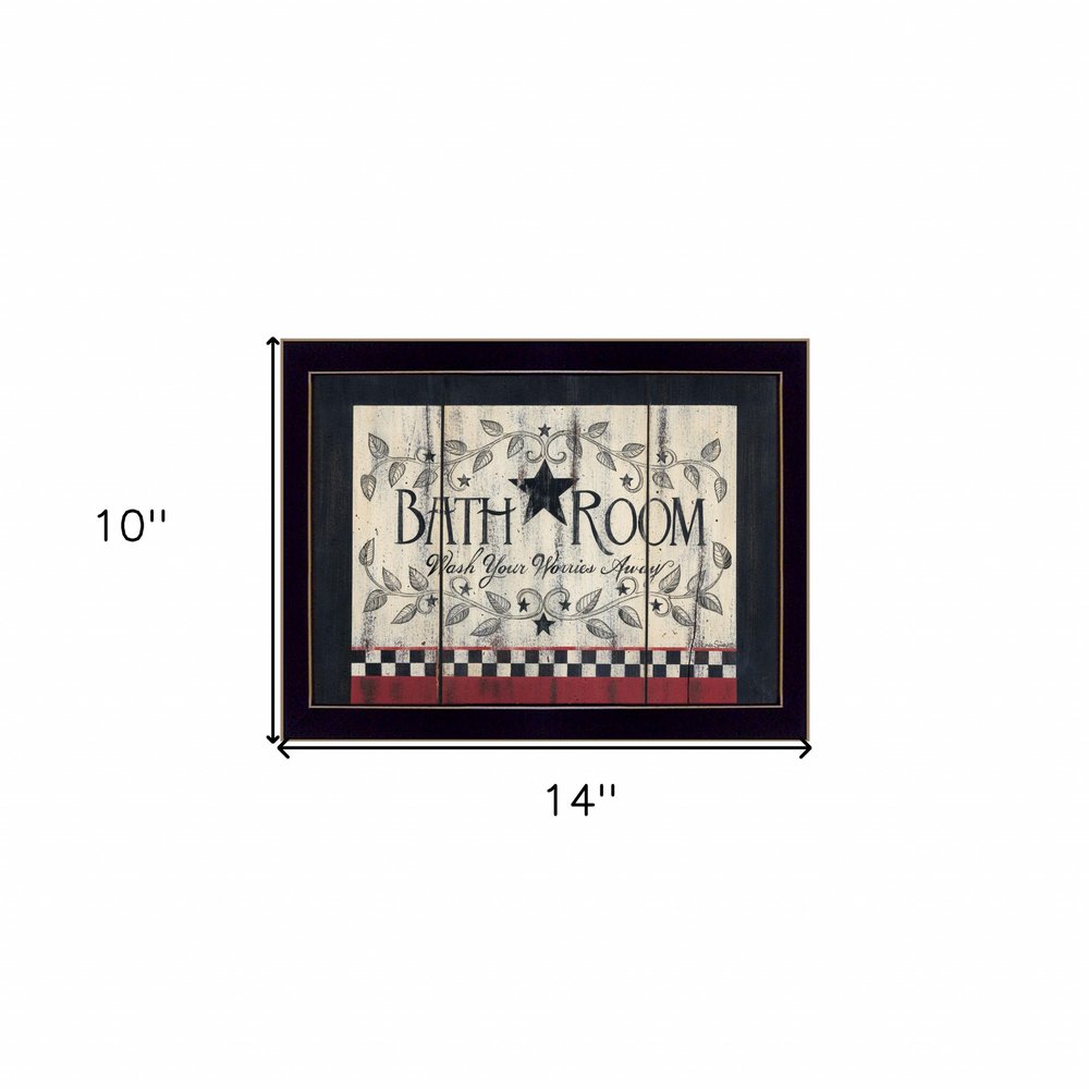 Hot Bath 12 Black Framed Print Bathroom Wall Art HomeRoots