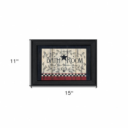 Bathroom 4 Black Framed Print Bathroom Wall Art HomeRoots