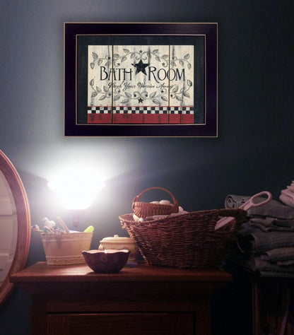 Bathroom 5 Black Framed Print Bathroom Wall Art HomeRoots