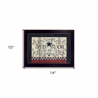 Bathroom 5 Black Framed Print Bathroom Wall Art HomeRoots