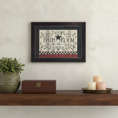 Bathroom 5 Black Framed Print Bathroom Wall Art HomeRoots