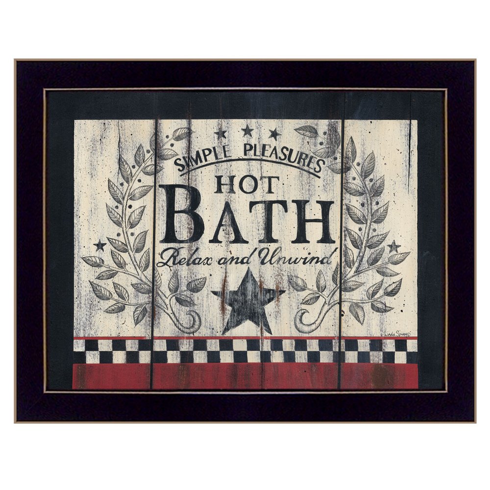 Hot Bath 15 Black Framed Print Bathroom Wall Art HomeRoots