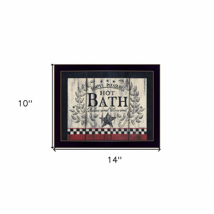 Hot Bath 15 Black Framed Print Bathroom Wall Art HomeRoots