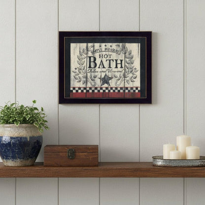 Hot Bath 15 Black Framed Print Bathroom Wall Art HomeRoots