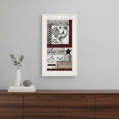 Cherish The Small things 1 White Framed Print Wall Art HomeRoots
