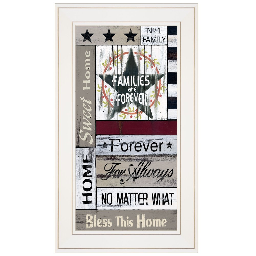 Families are Forever 2 White Framed Print Wall Art — view 1