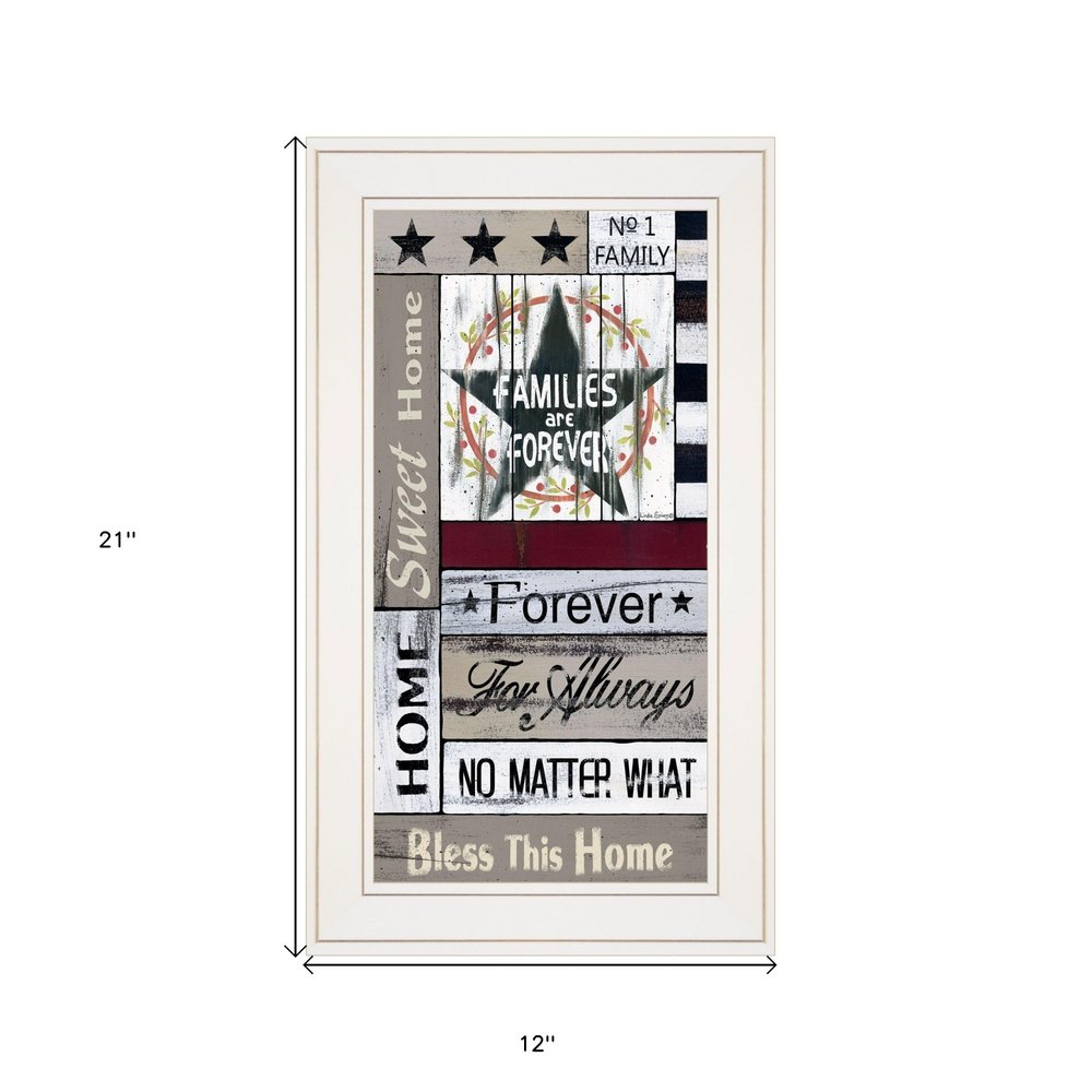 Families are Forever 2 White Framed Print Wall Art — view 4