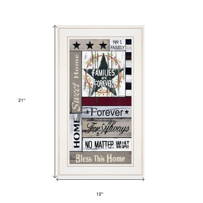 Families are Forever 2 White Framed Print Wall Art HomeRoots