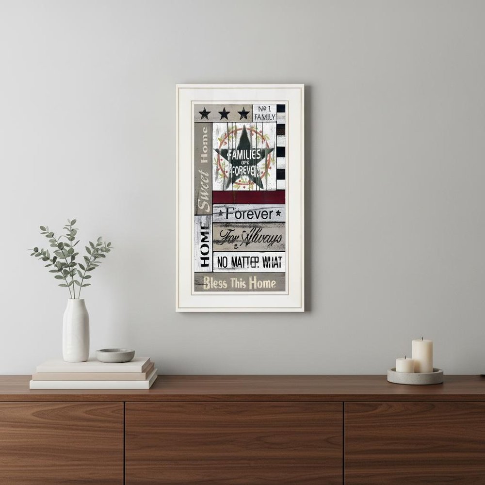 Families are Forever 2 White Framed Print Wall Art HomeRoots