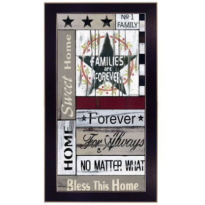 Families are Forever 3 Black Framed Print Wall Art HomeRoots