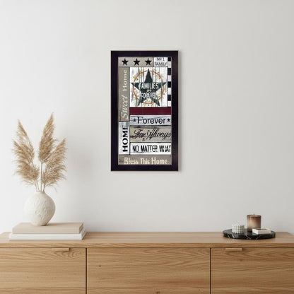 Families are Forever 3 Black Framed Print Wall Art HomeRoots