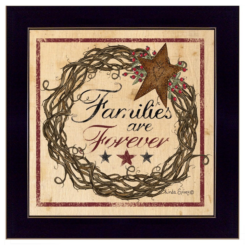 Families are Forever 1 Black Framed Print Wall Art HomeRoots
