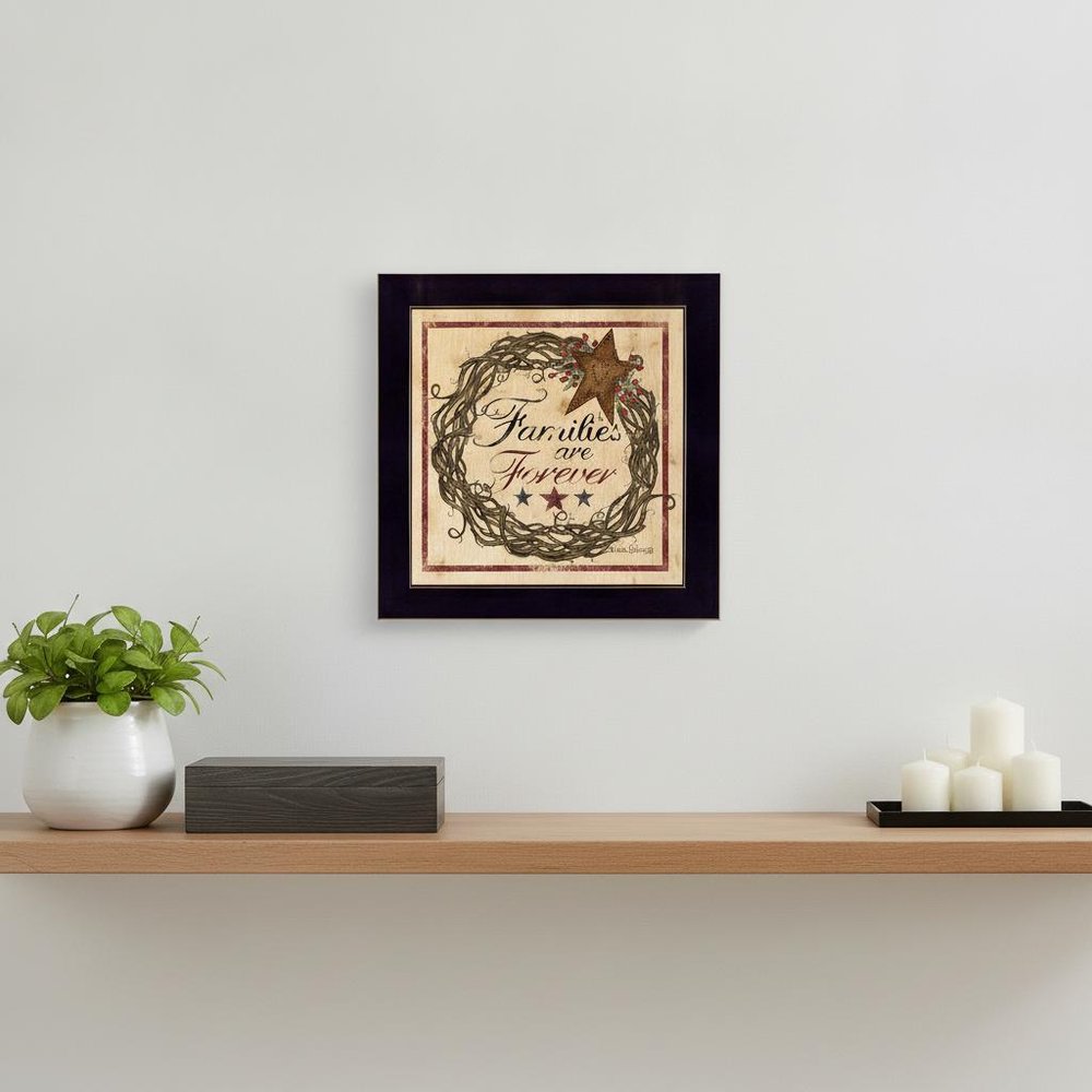 Families are Forever 1 Black Framed Print Wall Art HomeRoots