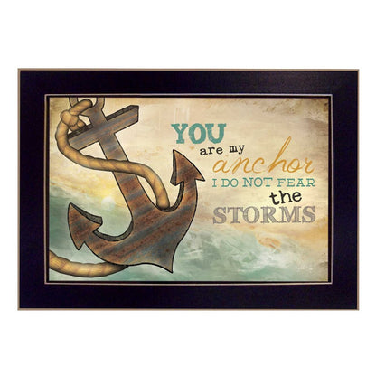 You Are my Anchor Black Framed Print Wall Art HomeRoots