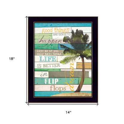 Good Things 2 Black Framed Print Wall Art HomeRoots