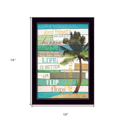 Good Things 1 Black Framed Print Wall Art HomeRoots