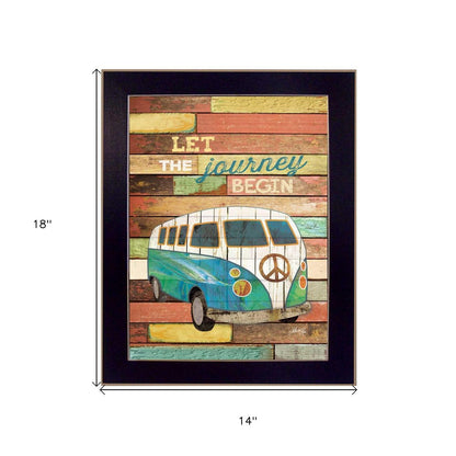 Let the Journey Begin Black Framed Print Wall Art HomeRoots