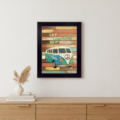 Let the Journey Begin Black Framed Print Wall Art HomeRoots