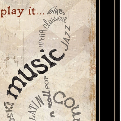 Play It 2 Black Framed Print Wall Art HomeRoots