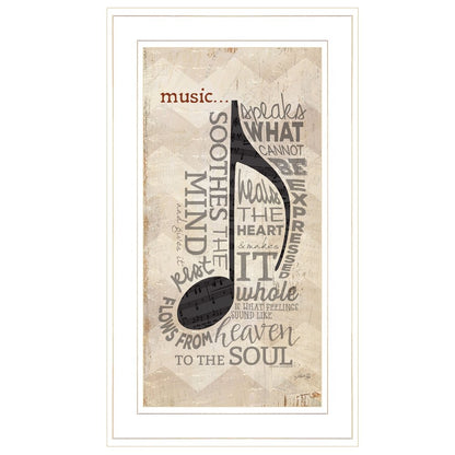 Music 4 White Framed Print Wall Art HomeRoots