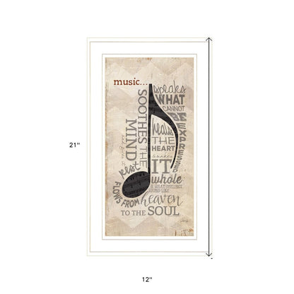 Music 4 White Framed Print Wall Art HomeRoots