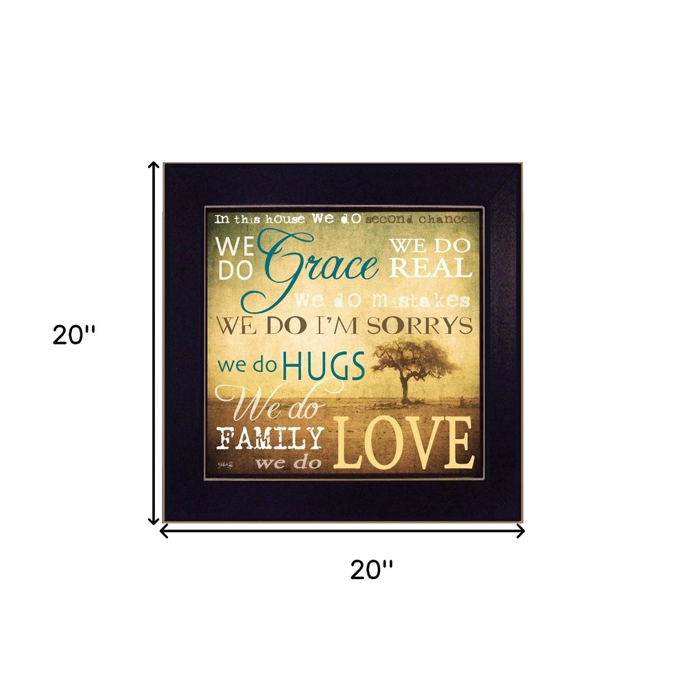 We Do 2 Black Framed Print Wall Art HomeRoots