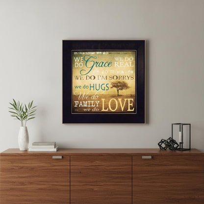 We Do 2 Black Framed Print Wall Art HomeRoots