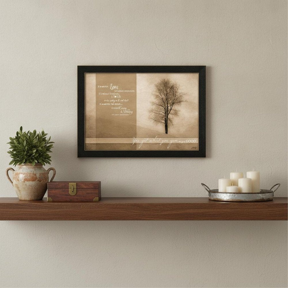 Its About Love 2 Black Framed Print Wall Art HomeRoots