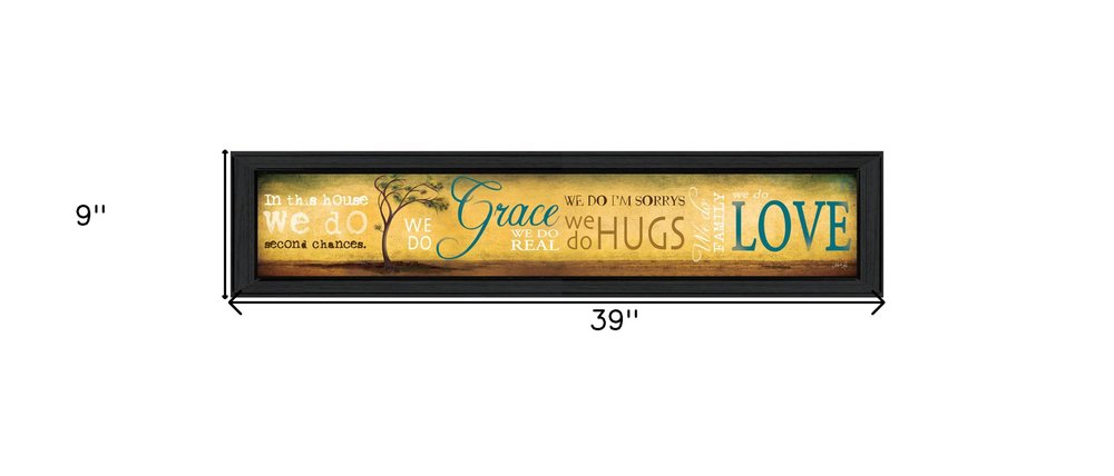 Grace And Love Black Framed Print Wall Art HomeRoots