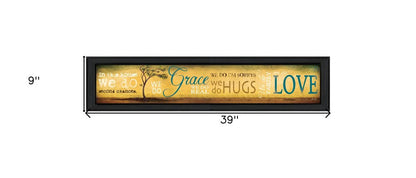 Grace And Love Black Framed Print Wall Art HomeRoots