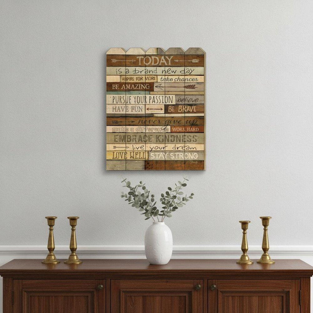 Today is a Brand New Day Unframed Print Wall Art HomeRoots