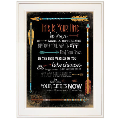 This is Your Time 1 White Framed Print Wall Art HomeRoots