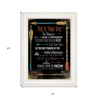 This is Your Time 1 White Framed Print Wall Art HomeRoots