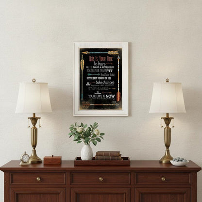 This is Your Time 1 White Framed Print Wall Art HomeRoots